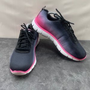 Skechers Sneakers Women 11 Pink Blue GoWalk Air 2.0 Athletic Sport Running Shoes